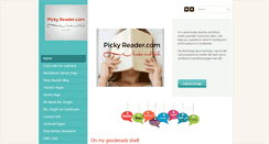 Desktop Screenshot of pickyreader.com